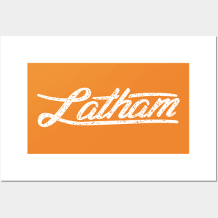 Latham Script Posters and Art